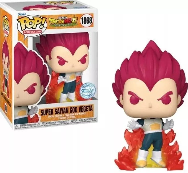Funko POP! DBS BROLY Animacijos figūrėlė 1868 SSG Vegeta (GW) Dragon Ball