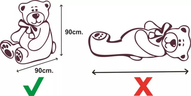 Gigant – didelis pliušinis meškutis 180 cm