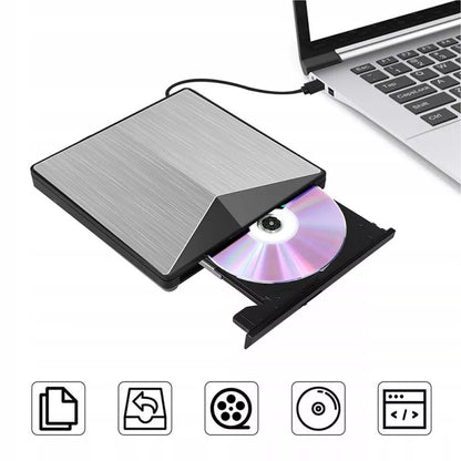 Išorinis DVD CD USB-C 3.0 grotuvas rašytuvas nešiojamam kompiuteriui