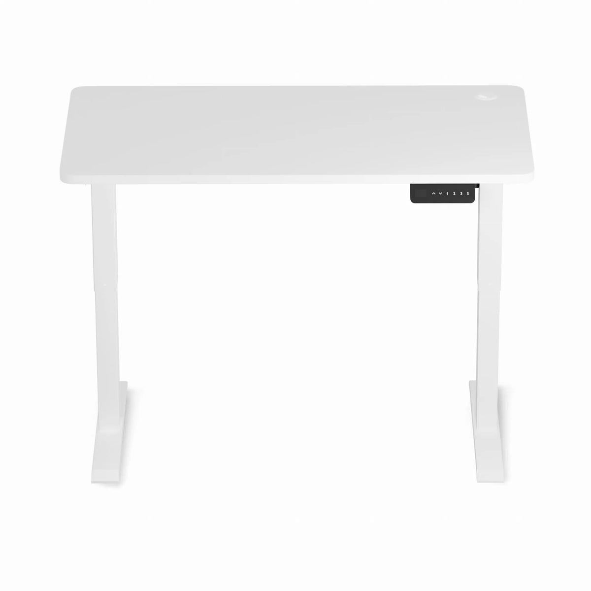 Elektrinis reguliuojamas stalas Control 120×60 cm – baltas, aukštis 72–114 cm