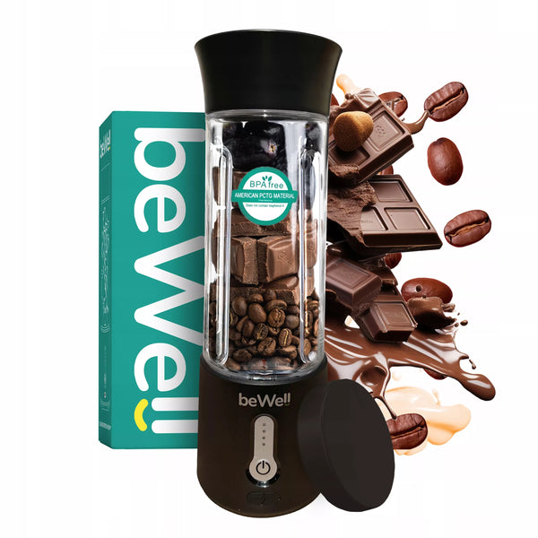 Nešiojamas belaidis "beWell" "USB" maišytuvas su 500 ml talpa - galingas