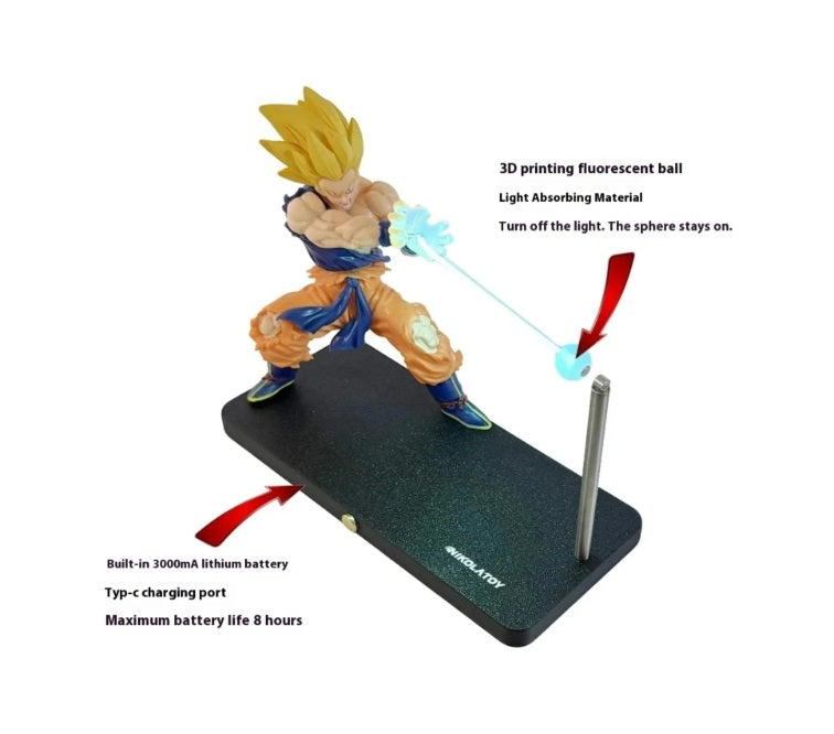 Dragon Ball Son Goku Magnetinė LED Lempa