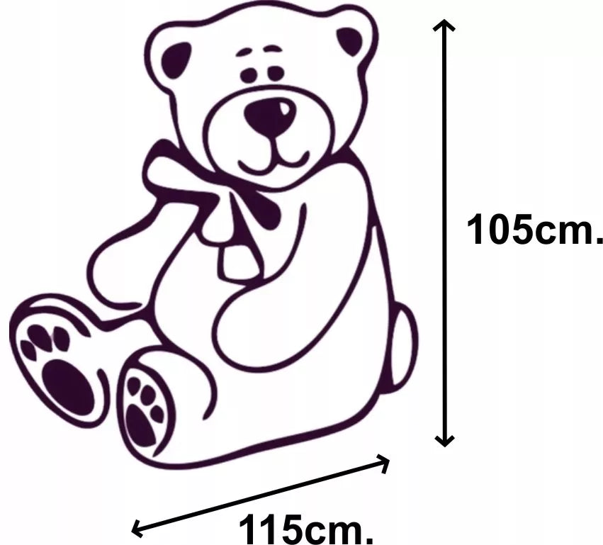 220 cm pliušinis meškinas – milžinas, minkštas žaislas