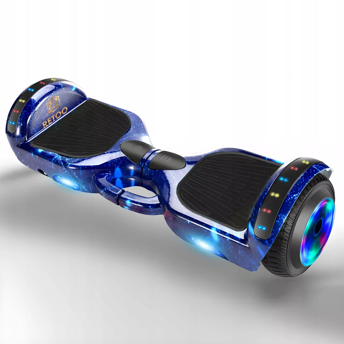 HOVERBOARD Elektrinė riedlentė LED 6,5' su Bluetooth garsiakalbiais ir apsaugomis