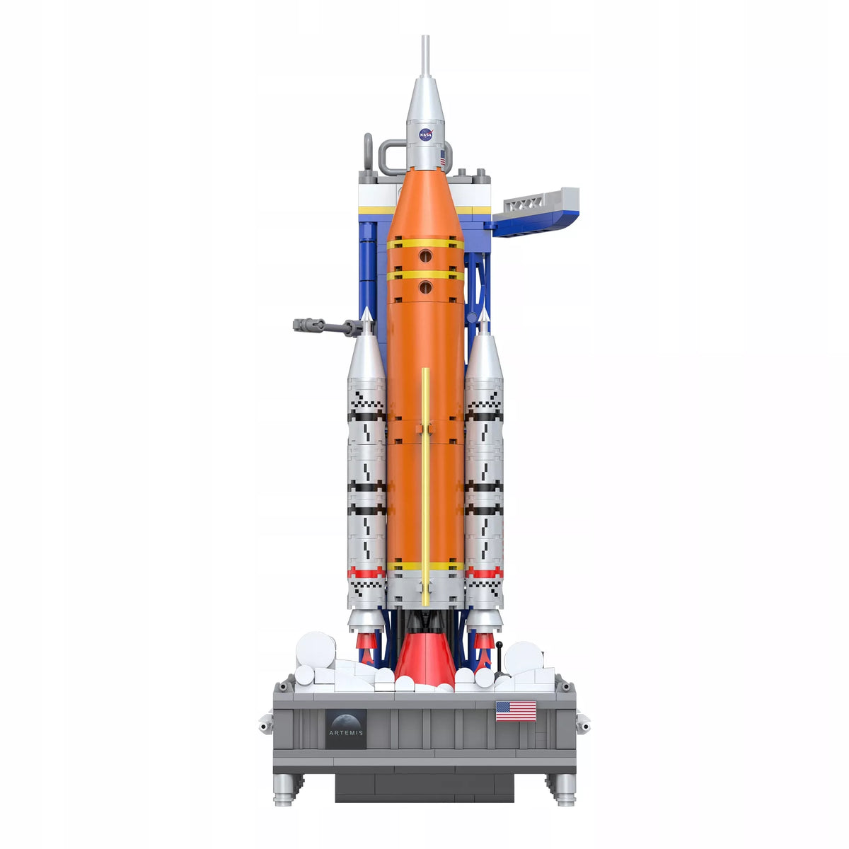 Statybinės kaladėlės CaDA NASA kosminė raketa Artemis SLS programa, 659 elementai