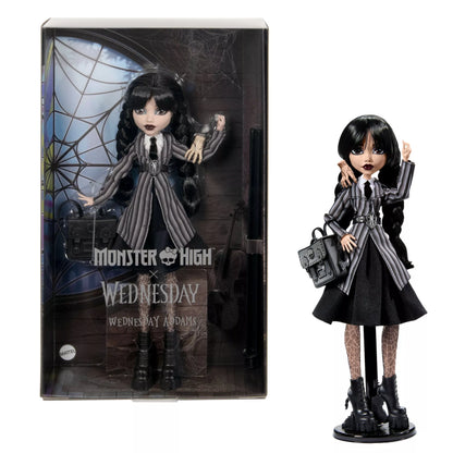 Lėlė Monster High Wednesday Addams, 30 cm