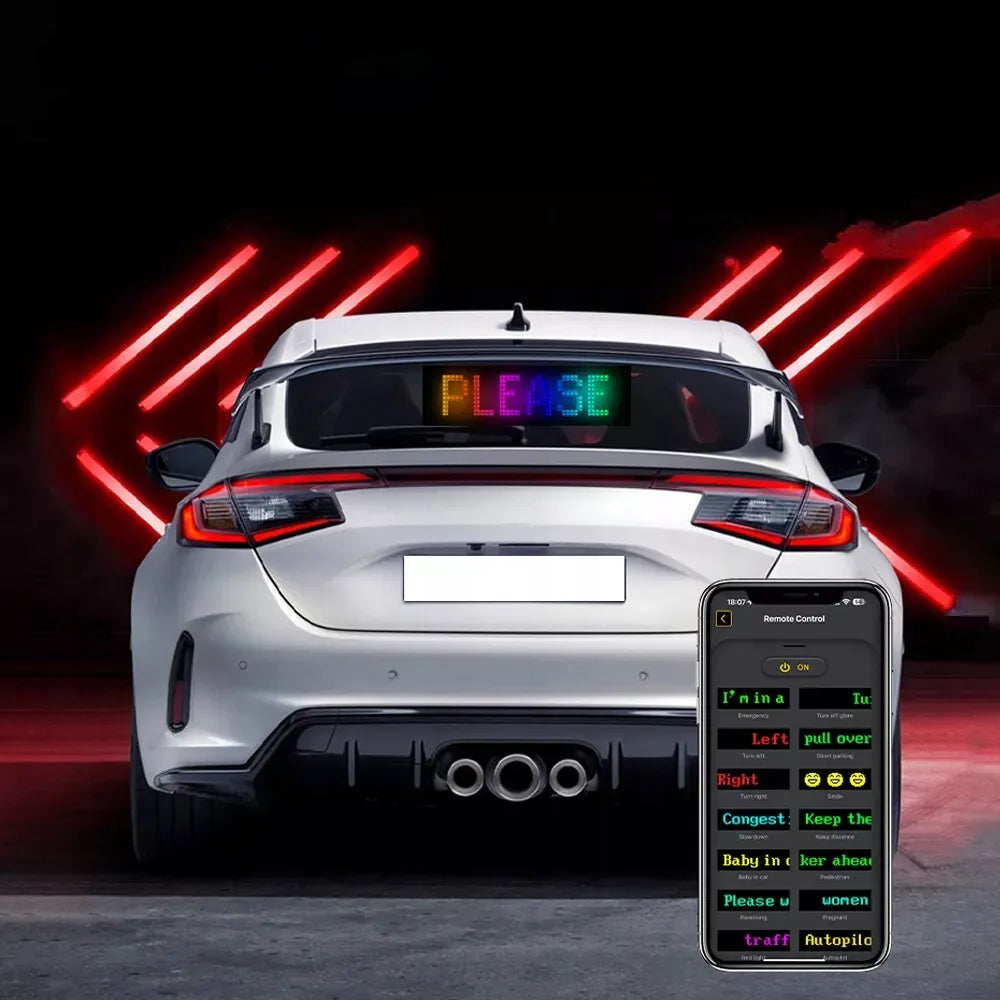 Automobilio LED juostelė Devil Eyes, skirta sunkvežimiams ir TIR