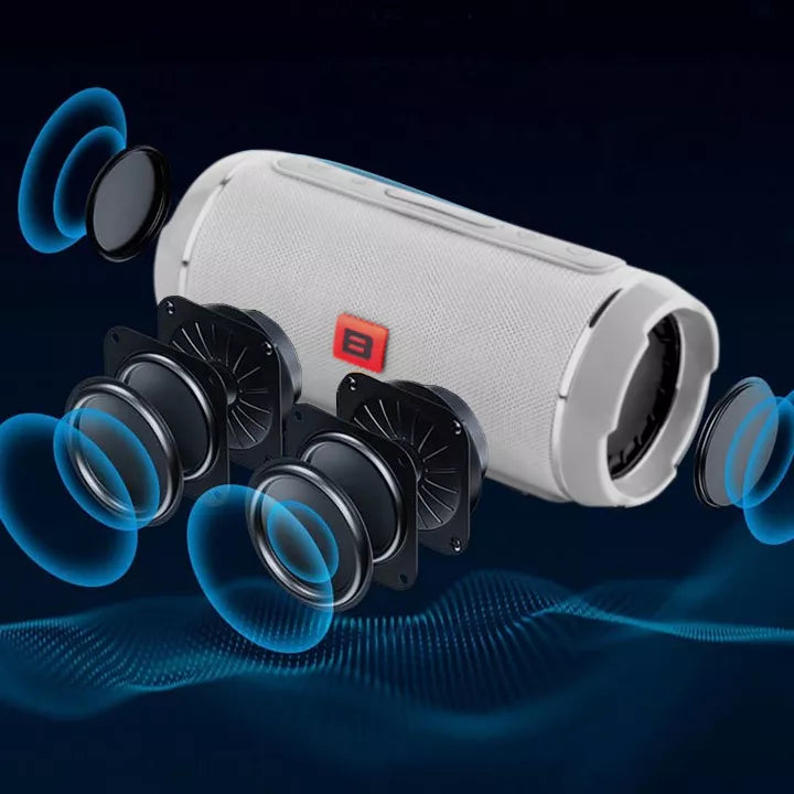 Galingas Bluetooth garsiakalbis USB SD Nešiojamas Belaidis Radijas Boombox