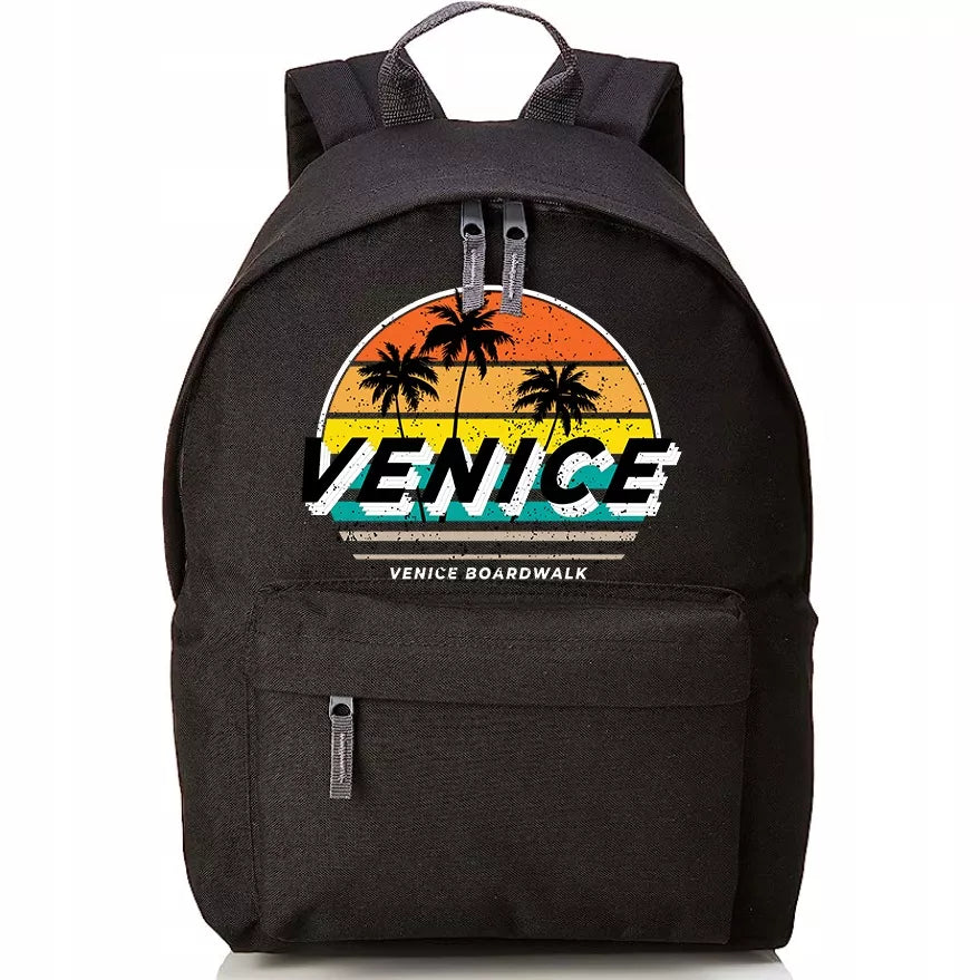 Juoda jaunimo kuprinė mokyklai Venice Beach