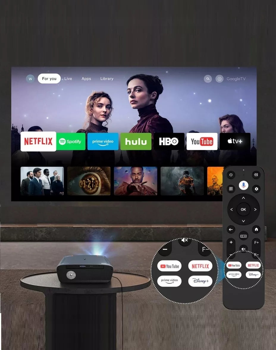 Projektorius VIZIO TECH A9G 1550Ansi AndroidTV 14FullHD 4K Dolby WIFI 6 BT