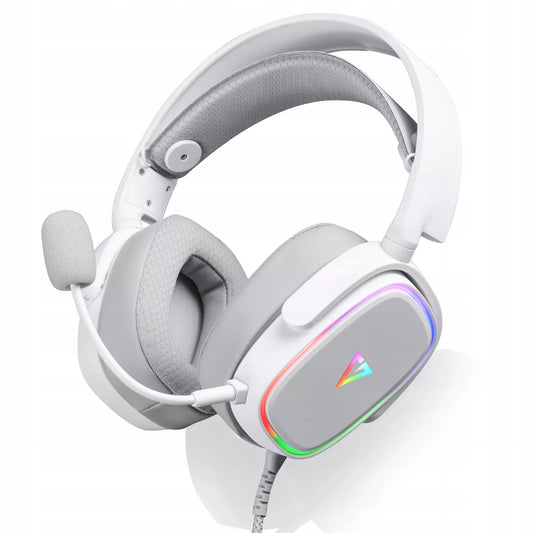 Žaidimų ausinės „MODECOM Volcano Prometheus“, USB, RGB LED su mikrofonu