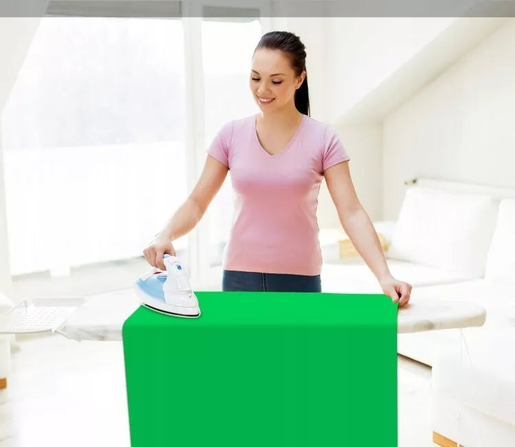 Žalias medžiaginis green screen fonas 3x2m