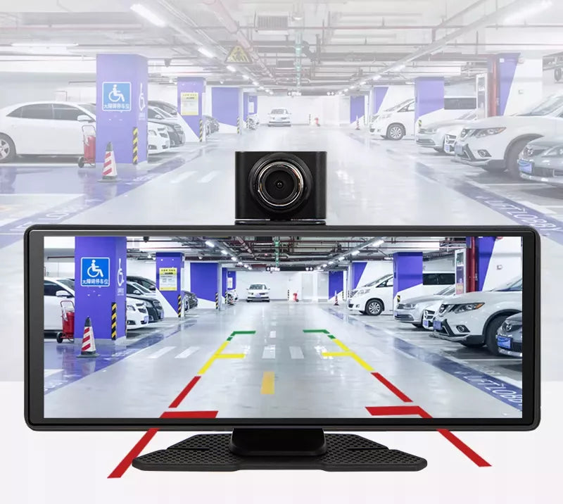 Vaizdo registratorius automobilinė kamera 10,3" FULL HD ANDROID AUTO CARPLAY