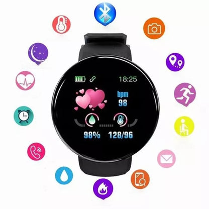 Moteriškas laikrodis / MK-Tech / SMARTWATCH / žingsniamatis / pulsometras / violetinis