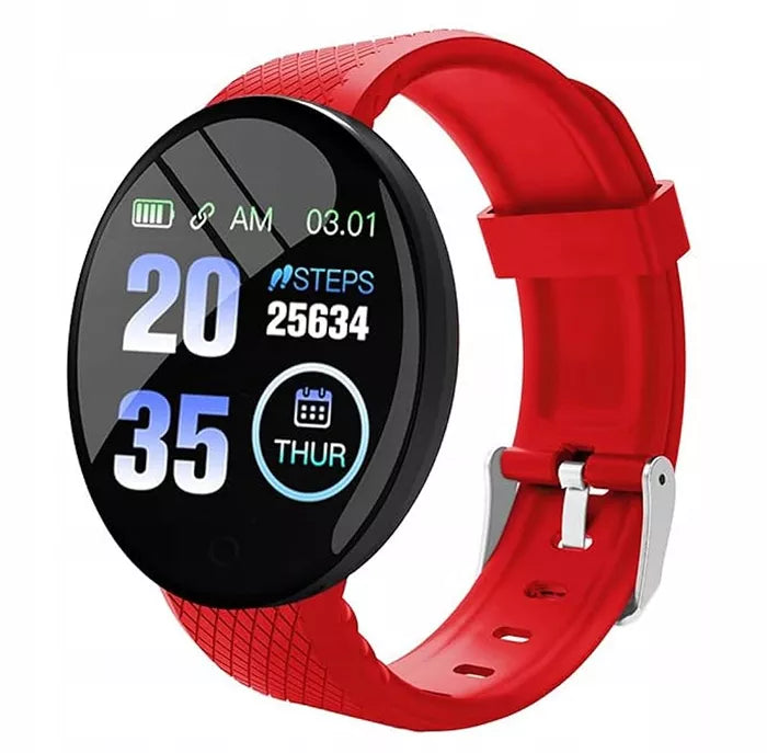 Moteriškas laikrodis / MK-Tech / SMARTWATCH / žingsniamatis / pulsometras / violetinis