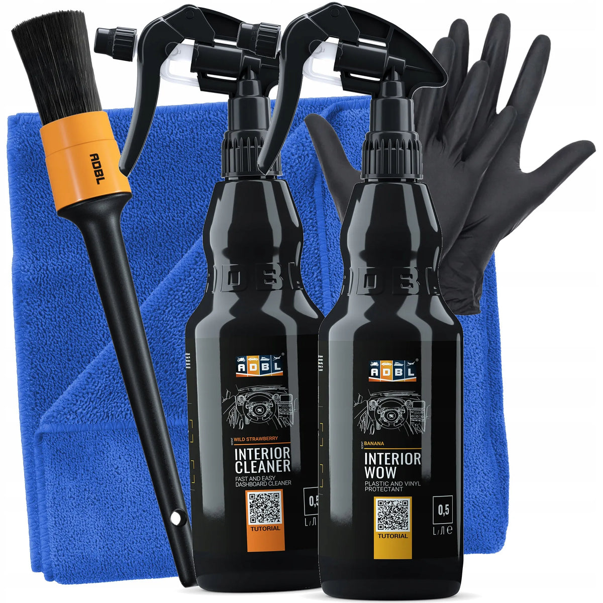 ADBL Interior Cleaner + ADBL Interior WOW automobilio salono priežiūrai