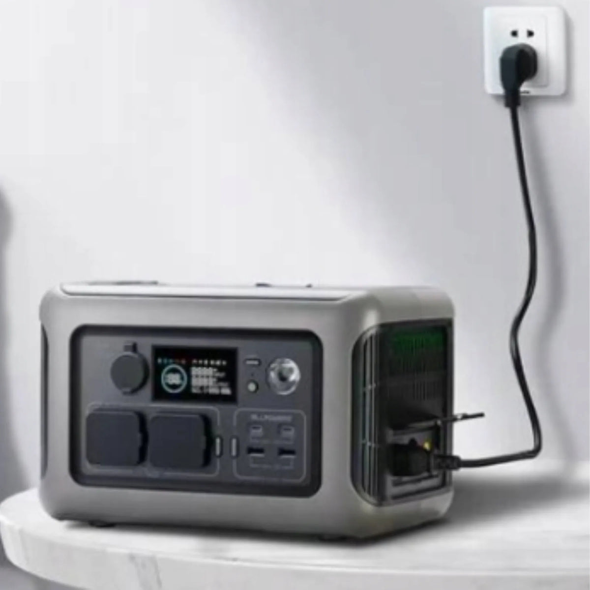 ALLPOWERS R600 nešiojamoji energijos stotelė su įkrovimo kabeliu
