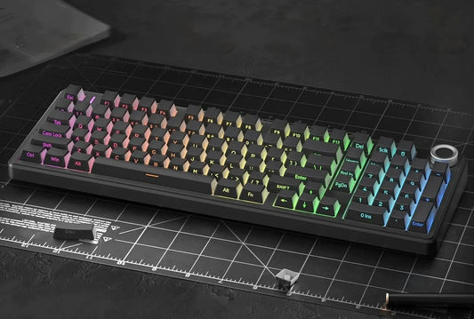 AULA F99 Pro belaidė mechaninė klaviatūra „Silent Cotton Candy“