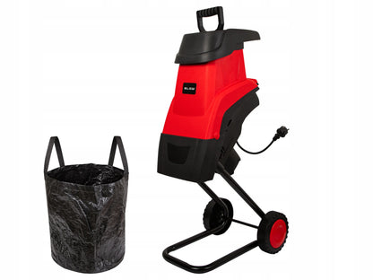 BLOW elektrinis šakų smulkintuvas, 3600 W, iki 45 mm, su 2 × 45 l maišais
