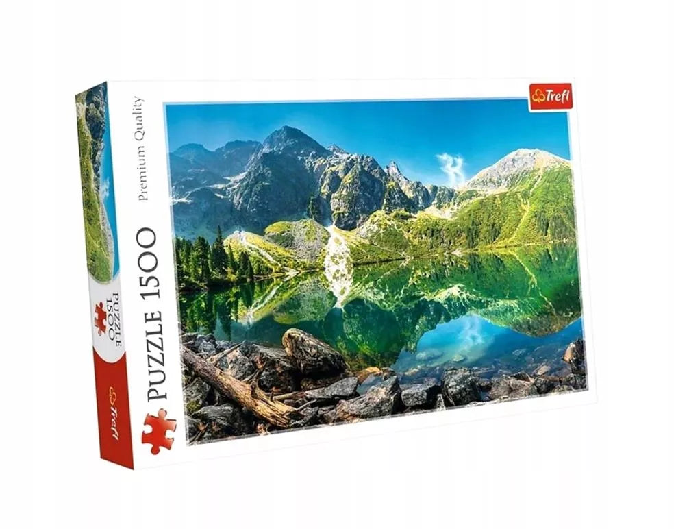 Dėlionė Ežeras Morskie Oko Tatrų 1500 detalių 26167 TREFL