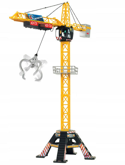 „Dickie Toys Mega Crane“ nuotoliniu būdu valdomas kranas, 120 cm