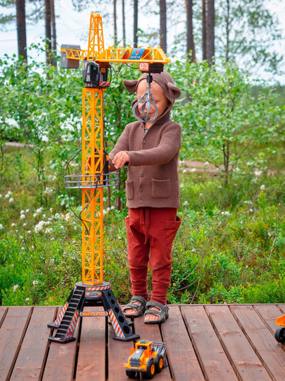 „Dickie Toys Mega Crane“ nuotoliniu būdu valdomas kranas, 120 cm