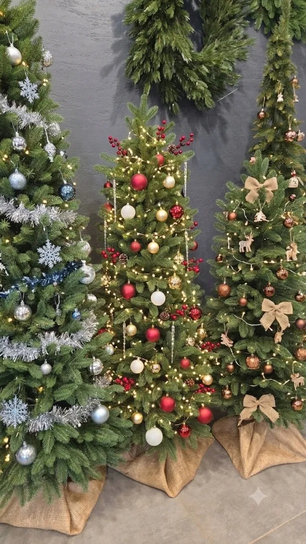 Dirbtinė eglutė „Art-Trans Royal Slim“, 200 cm, su tikroviškomis PE šakelėmis, siaura ir liekna