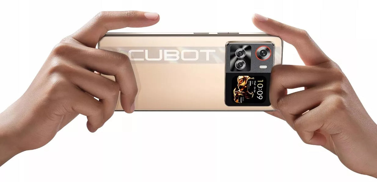 Išmanusis telefonas Cubot X100 5G Dual SIM 16/256GB Android 15 su dviem ekranais + dėklas