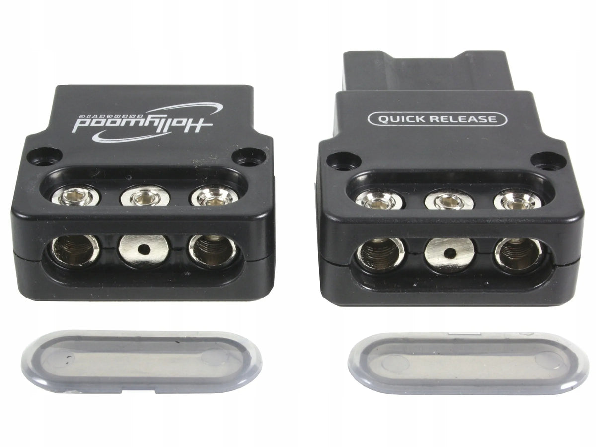 Jungtis stiprintuvo maitinimui ir įkrovikliui 2x 21mm2 4AWG Hollywood HPC-4