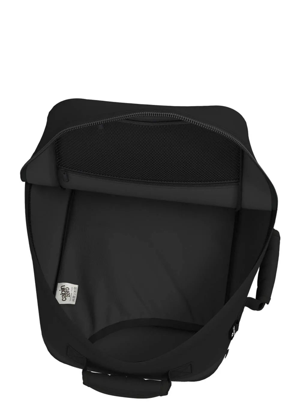 Kelioninė kuprinė 2 viename „CabinZero Classic Tech 28 L“ – „Absolute Black“