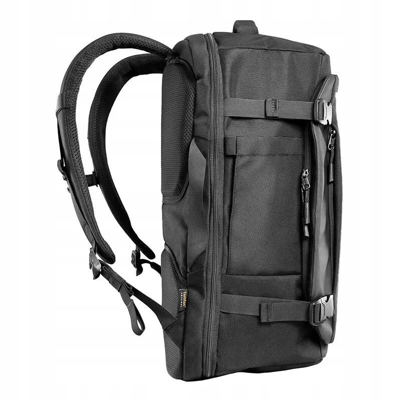 Kelioninė kuprinė Tomtoc Navigator-T66 17 colių nešiojamajam kompiuteriui, juoda, 40 l