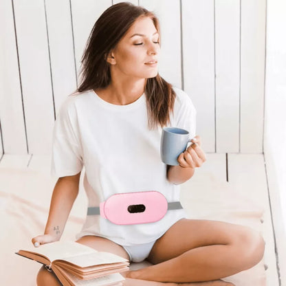 Menstruacinis diržas moterims nuo skausmo, šildantis masažuoklis