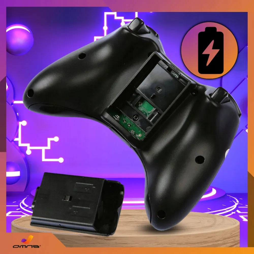 „Omna“ belaidis „Xbox 360“ valdiklis PC, su vibracija ir USB adapteriu