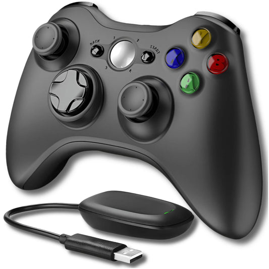 „Omna“ belaidis „Xbox 360“ valdiklis PC, su vibracija ir USB adapteriu