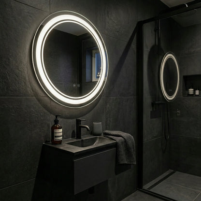 REA SOFT 50 apvalus sieninis LED veidrodis