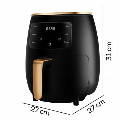 RETOO 2400W 6L gruzdintuvė be riebalų (oro gruzdintuvė)