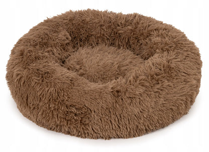 Šuns ir katės guolis Shaggy 60 cm – pliušinis, neslystantis, patogus