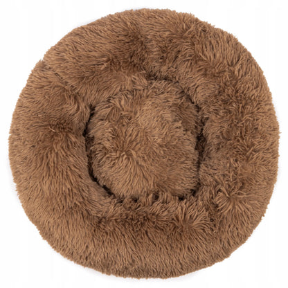 Šuns ir katės guolis Shaggy 60 cm – pliušinis, neslystantis, patogus