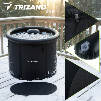 „Trizand“ ledinė vonia, 320 l, sulankstomas baseinas atsipalaidavimui