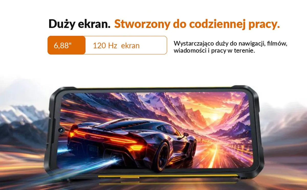 Tvirtas  išmanusis telefonas CUBOT KING KONG ES5 6/128GB NFC DUAL SIM LTE
