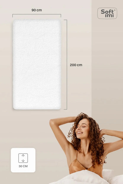 Vandeniui atspari čiužinio apsauga 90x200 cm