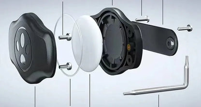 Vandeniui atsparus Apple AirTag GPS sekiklio dėklas šuns ar katės antkakliui