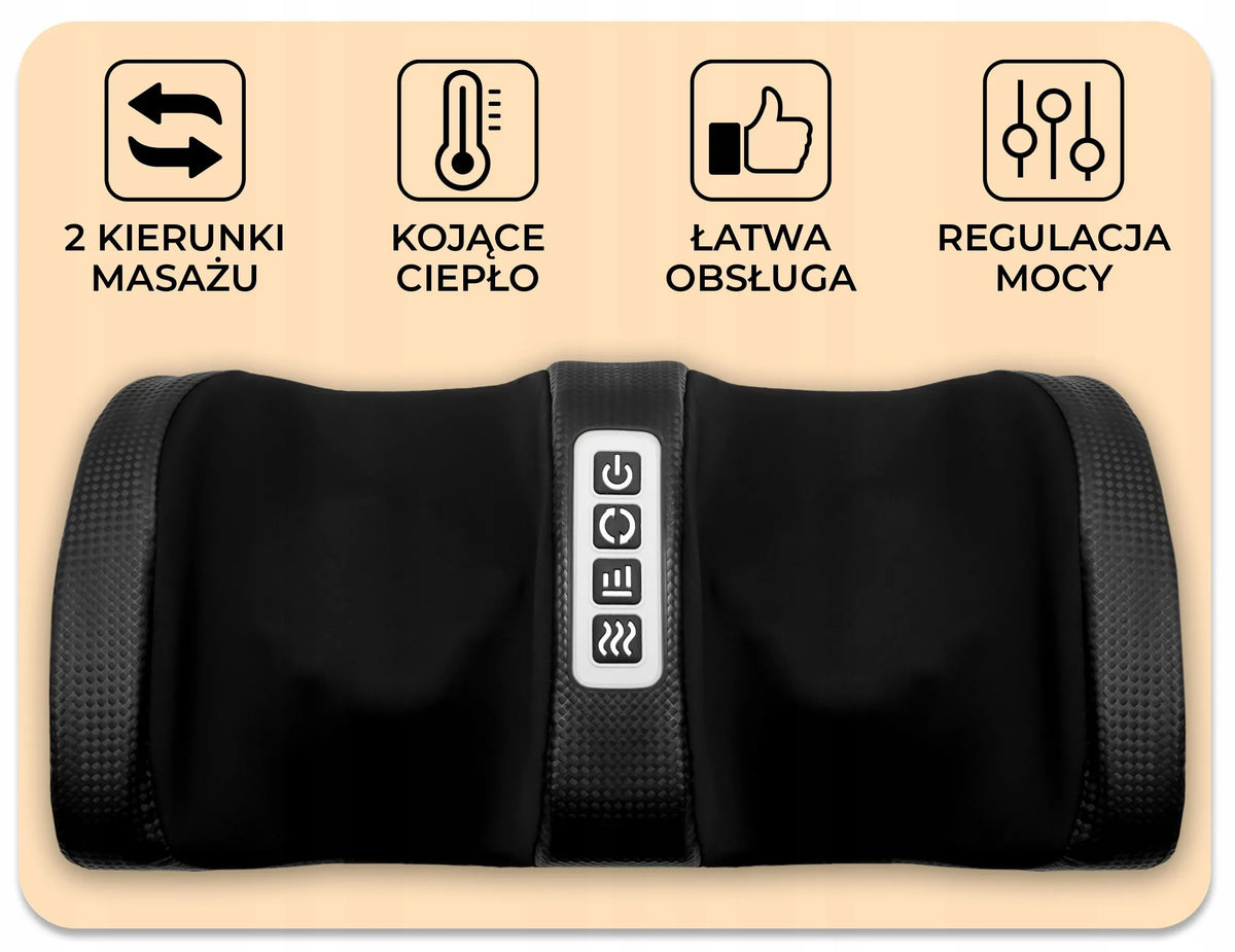 Virelax Shiatsu elektrinis pėdų masažuoklis, 30 W, juodas